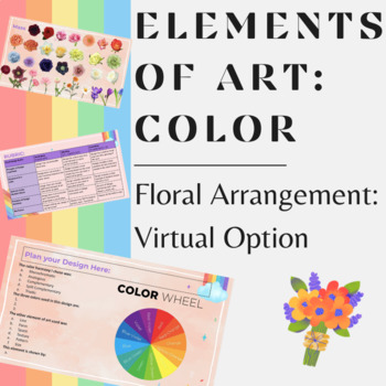 Preview of Elements of Art Floral Arrangement: Virtual Option