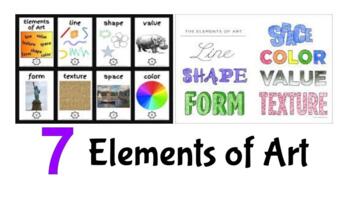 Elements of Art Info Slides by Art Room C | TPT