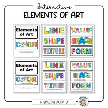 Elements of Art Interactive Page | TpT