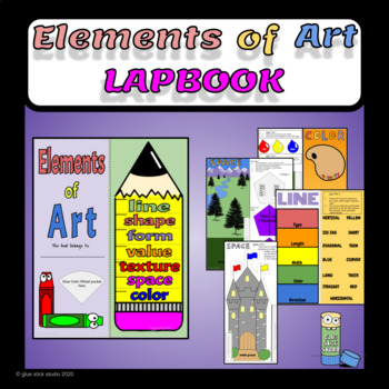 Preview of Elements of Art  Lapbook