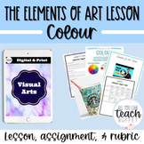 Elements of Art Lesson- Color / Colour - Design A Coffee C