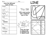 Elements of Art - Line Worksheet - Editable