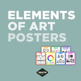 Elements of Art Poster Set | Rainbow Classroom Decor