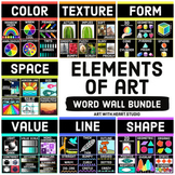 Elements of Art Posters and Word Wall Vocab