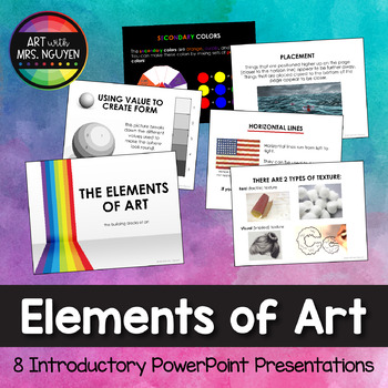 Preview of Elements of Art PowerPoints