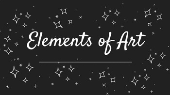 Preview of Elements of Art Presentation