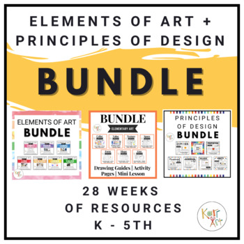 Preview of Elements of Art + Principles of Design Bundle