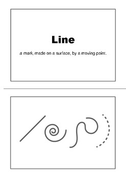 Preview of Elements of Art & Principles of Design Flash Cards