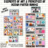 Elements of Art, Principles of Design Poster Bundle, Art C