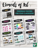 Elements of Art Printable Posters for your Classroom