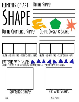 What Is the Definition of Shape in Art?