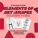 Elements of Art : Shapes Coloring Pages