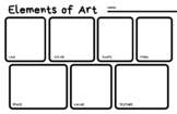 Elements of Art Sketchbook Page