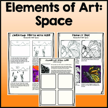 Elements of Art: Space, Art Lessons by Ms Artastic | TpT