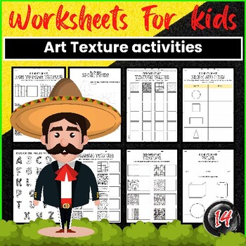 Preview of Elements of Art Texture and Space Shape Worksheet