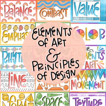 Preview of Elements of Art and Principles of Design Bundle