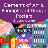Elements of Art and Principles of Design Posters and Art Game