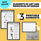 Elements of Art and Principles of Design Printable Handout