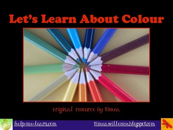 Preview of Elements of Art for COLOR (colour) theory and art projects 2nd-5th grade