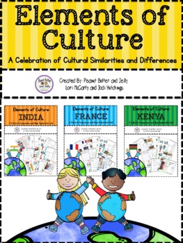 Preview of Elements of Culture: BUNDLE - Three Cultural Comparison and Map Exploration Unit