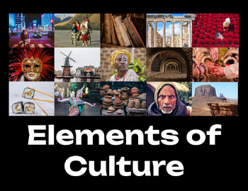 Preview of Elements of Culture Lesson