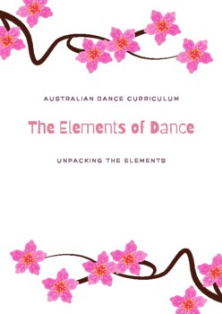 Preview of Elements of Dance Booklet