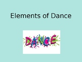 Elements of Dance Powerpoint