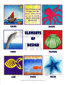 Preview of Elements of Design Basics Poster