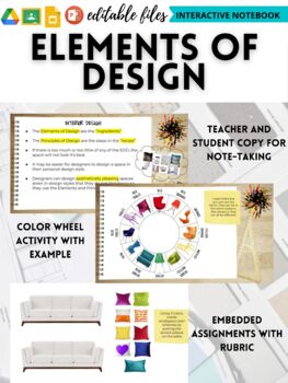 Preview of Elements of Design Interactive Notebook