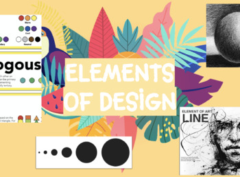 Preview of Elements of Design / Notes and Assignments