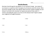 Elements of Design Notes and worksheet