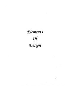 Preview of Elements of Design for Primary Students