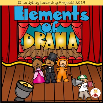 Preview of Elements of Drama  - 12 Anchor Charts {Ladybug Learning Projects}