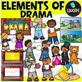 Elements of Drama Clip Art Set {Educlips Clipart}