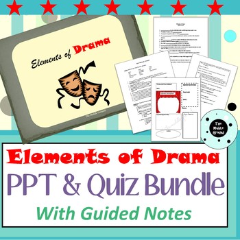 Preview of Elements of Drama - Drama Terms Bundle - STAAR, FSA, PARCC, Smarter Balanced