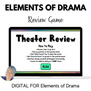 Preview of Elements of Drama Review Game