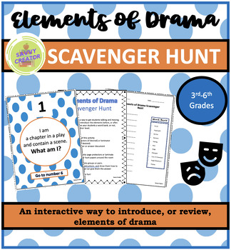 Preview of Elements of Drama Scavenger Hunt