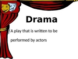 Elements of Drama Terminology PowerPoint