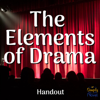 Preview of Elements of Drama Handout