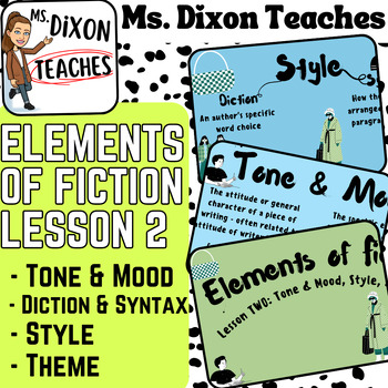 Preview of Elements of Fiction Lesson #2