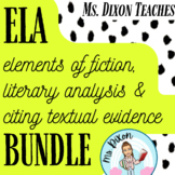 Elements of Fiction, Literary Analysis, and Citing Textual