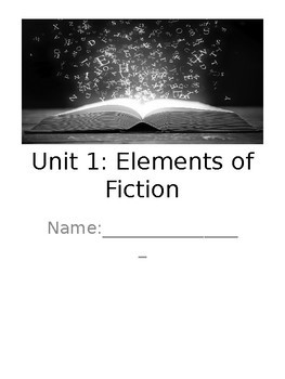 Preview of Elements of Fiction Unit Guide