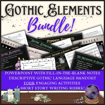 Preview of Elements of Gothic Literature Bundle