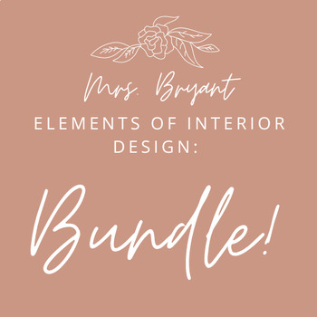 Preview of Elements of Interior Design BUNDLE