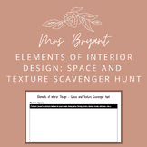 Elements of Interior Design: Space and Texture Scavenger Hunt