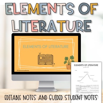Preview of Elements of Literature Guided Notes