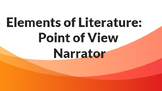 Elements of Literature Point of View Narrator Narration Go
