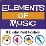 Elements of Music | Anchor Chart Posters (Digital Print)