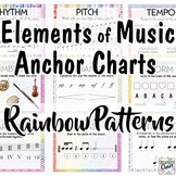Elements of Music Anchor Charts: Rainbow Patterns Music Ro