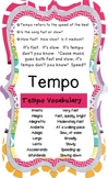 Elements of Music - Tempo Poster (Color)